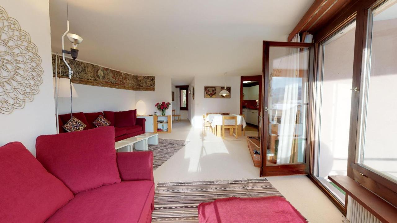 Apartmán Abitaziun Quadratscha 22 - Samedan Exteriér fotografie